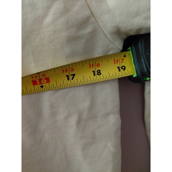 Keith Haring Lightweight Sweatshirt Beige Unisex Size XS Big Heart Super Soft - Picture 8 of 9